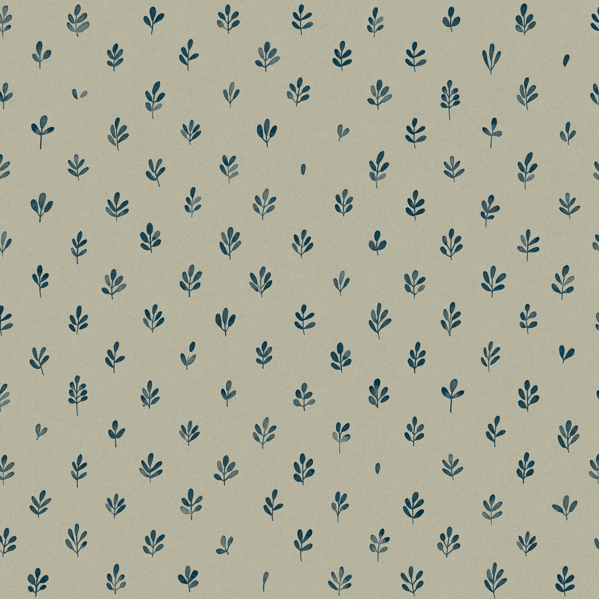 mughal leaf in forest blue